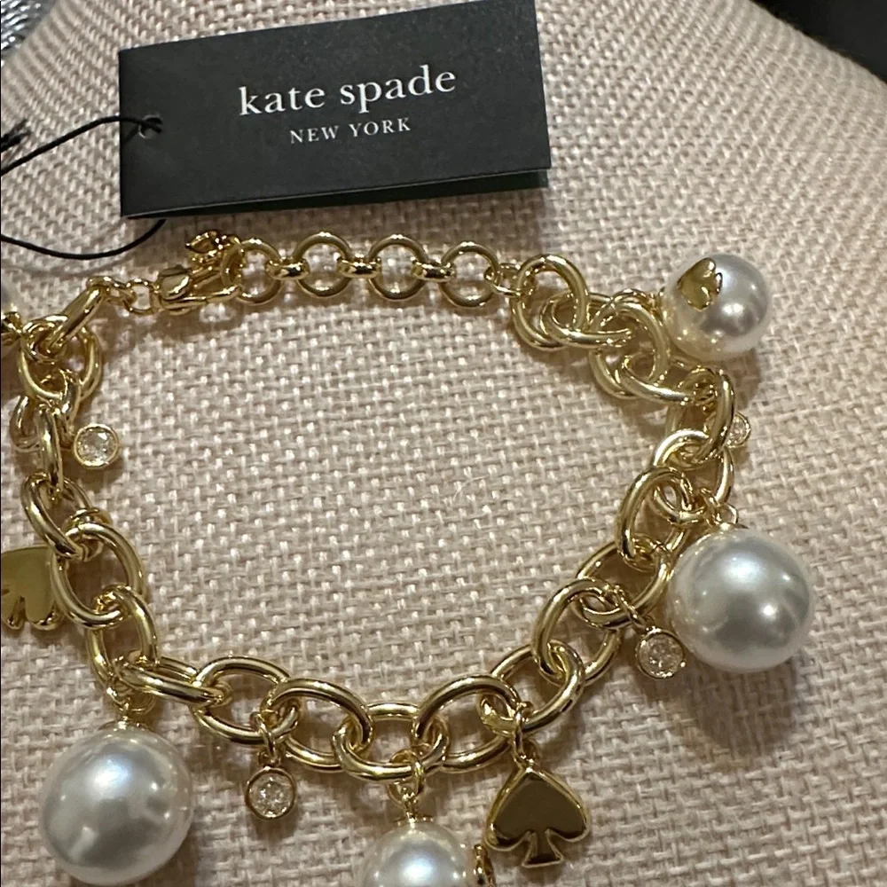 kate spade Gold Bracelet with Pearl Accents - Picture 4 of 4
